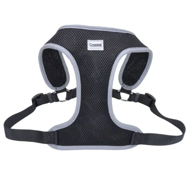 Clearance Coastal Arn S Reflective Wrap Adjustable Dog, Black