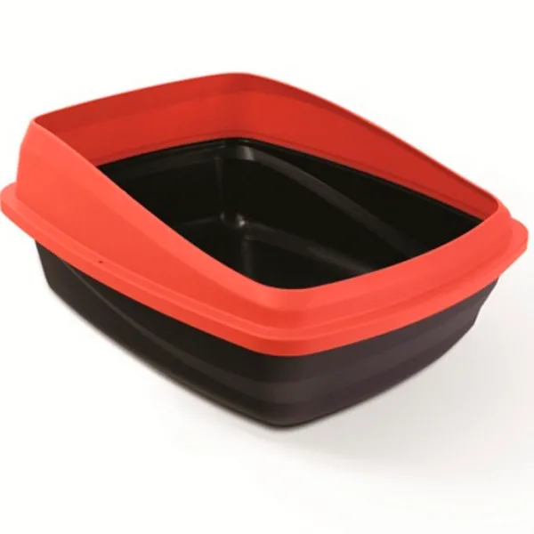New Hagen Ba O Con Borde Negro Y Rojo Catlove