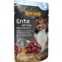 Hot Belcando Pato/Arroz Y Arandanos Alimento H Medo Para Perros 125Gr