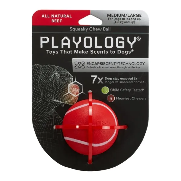 Outlet Playology Bola Para Masticar Con Aroma A Carne