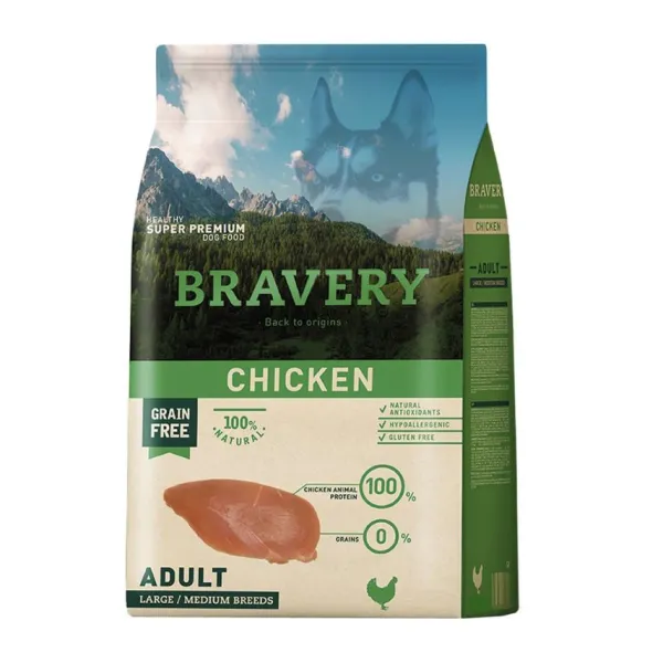 New Bravery Chicken Adult Alimento Para Perro