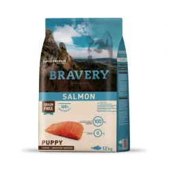 Online Bravery Dog Salmon Puppy Large/Medium Breeds Alimento Para Perro