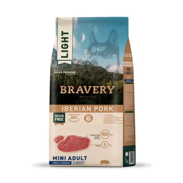 Hot Bravery Light Iberian Pork Mini Adult Small Breeds