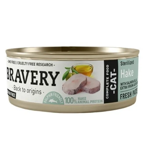 Clearance Bravery Merluza Alimento H Medo Para Gatos