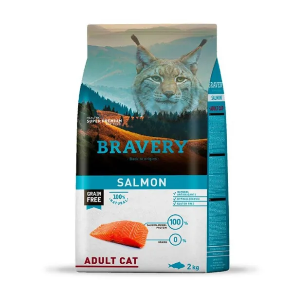 Clearance Bravery Salmon Adult Cat Sterilized Alimento Para Gato