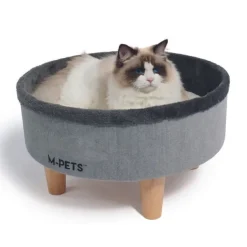 Outlet Mpets Cama Elevada Redonda Para Gatos