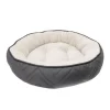 Hot Dogit Cama Para Perro Dreamwell Redonda Gris