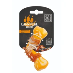 Online Mpets Carnivore Dog Toy Boomerang Bone - Bacon Scent