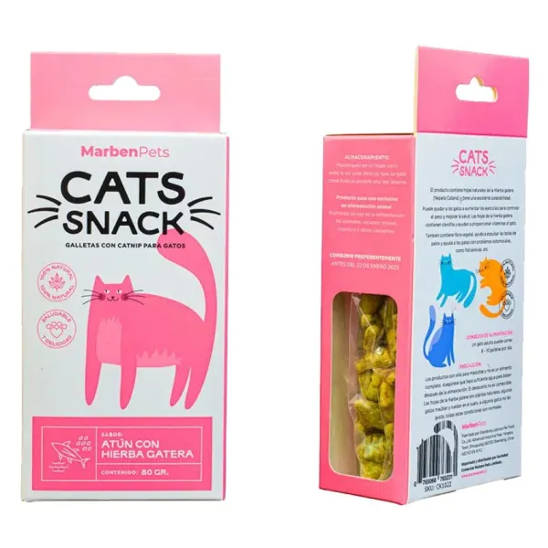 Discount Marben Pets Cats Snack Galletas Con Hierba Gatera Sabor At N Con Hierba Gatera