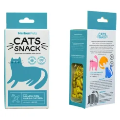 Marben Pets Cats Snack Galletas Rellenas Sabor Salm N Y Hierba Gatera