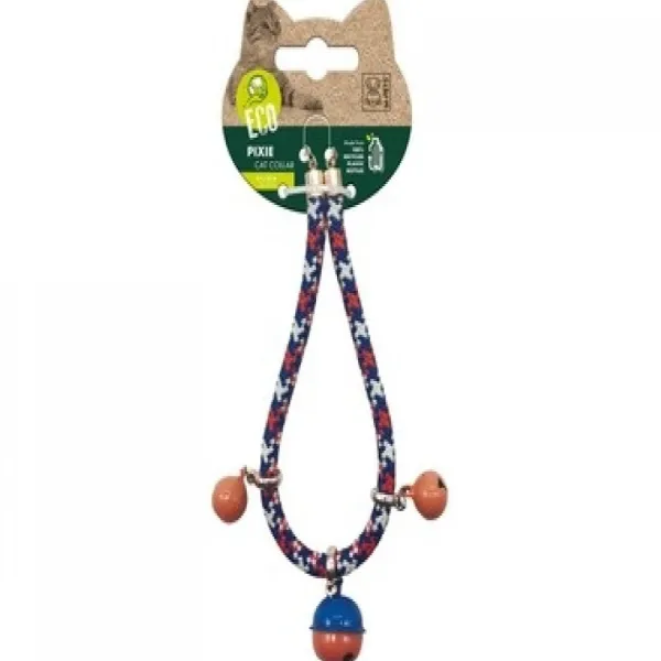 New Mpets Collar Pixie Gato Eco Azul