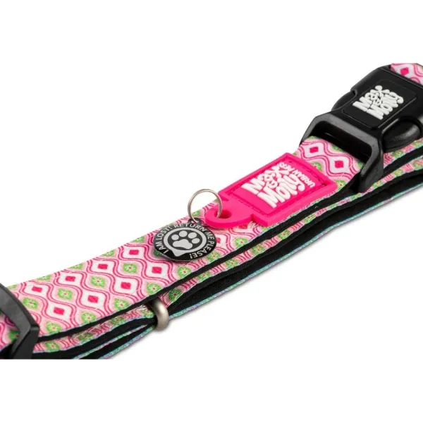 Outlet Max & Molly Collar Retro Pink Con Smart Id
