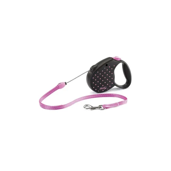 Discount Flexi Correa Con Cord N Color Dots Rosado