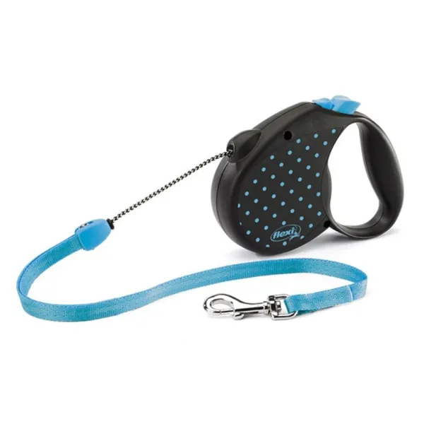 Sale Flexi Correa De Cord N Dots Color Azul