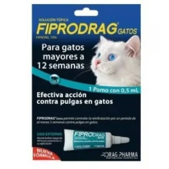 Outlet Drag Pharma Desparasitante Fiprodrag Gato Unidad