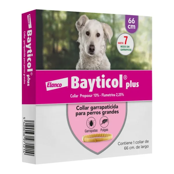 Best Bayer Desparasitante Para Perros Bayticol Collar Plus Tama O Grande 66Cm