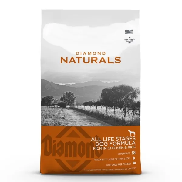 New Diamond Naturals All Life Stages Dog - Chicken & Rice