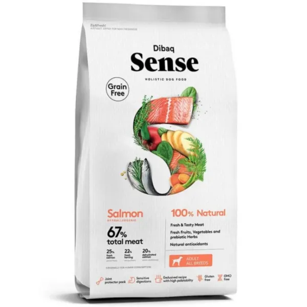 New Dibaq Sense Adulto Salm N Alimento Para Perro