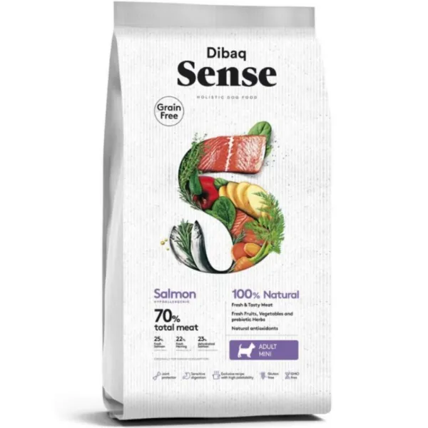 New Dibaq Sense Adulto Salm N Mini Alimento Para Perro