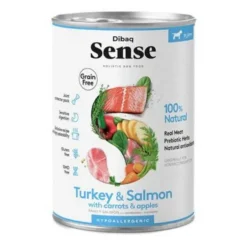 Hot Dibaq Sense Lata Pavo & Salmon Alimento H Medo Para Perros