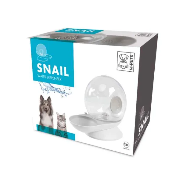 Sale Mpets Dispensador De Agua Snail Para Mascotas 2800 Ml