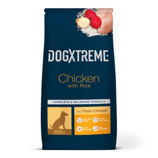 Hot Dogxtreme Adult Pollo Y Arroz Alimento Para Perro