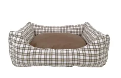 Outlet Dogzzz Cama Para Perros Basic Tartan Marr N