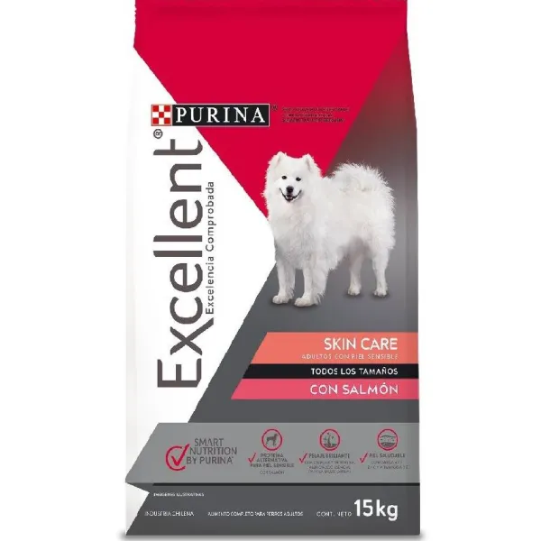 Excellent Adulto Salm N Cuidado De La Piel Alimento Para Perros 15 Kg