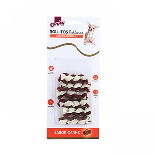 Best Goofy Rollitos Rellenos Razas Peque As Snack Para Perros