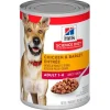 New Hill's Hills Canine Lata Adult Pollo Alimento H Medo Para Perros