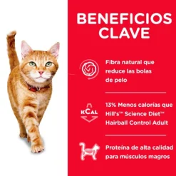 Clearance Hill's Hills Feline Adult Hairball Control Light 3.17 Kg