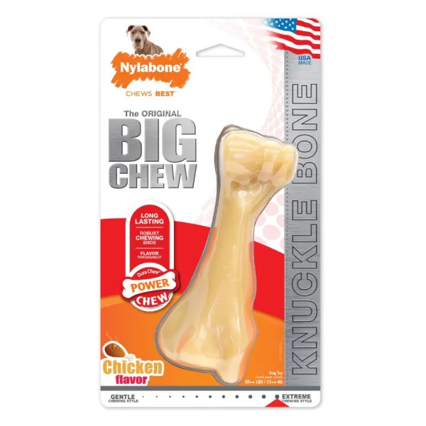Hot Nylabone Hueso Big Chew - Sabor Pollo Monster