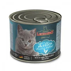 Clearance Leonardo Lata Quality Selection Kitten Alimento H Medo Para Gatos 200Gr