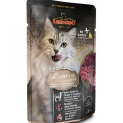 Best Leonardo Pouch Cordero Y Arandano Alimento H Medo Para Gatos 85Gr