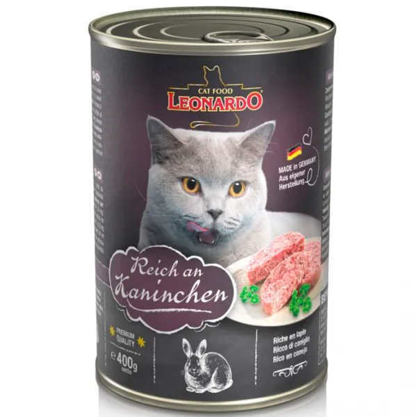 Hot Leonardo Quality Selection Conejo 400G Latas