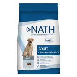 Hot Nath Adulto Maxi Sabor Pollo Y Arroz Integral Alimento Para Perros