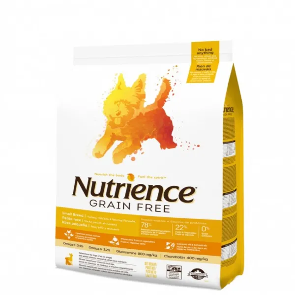 Outlet Nutrience Libre De Granos Sabor Pavo Con Pollo Y Arenque Alimento Para Perros