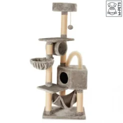 Hot Mpets Olympus Cat Rascador Grey & Beige