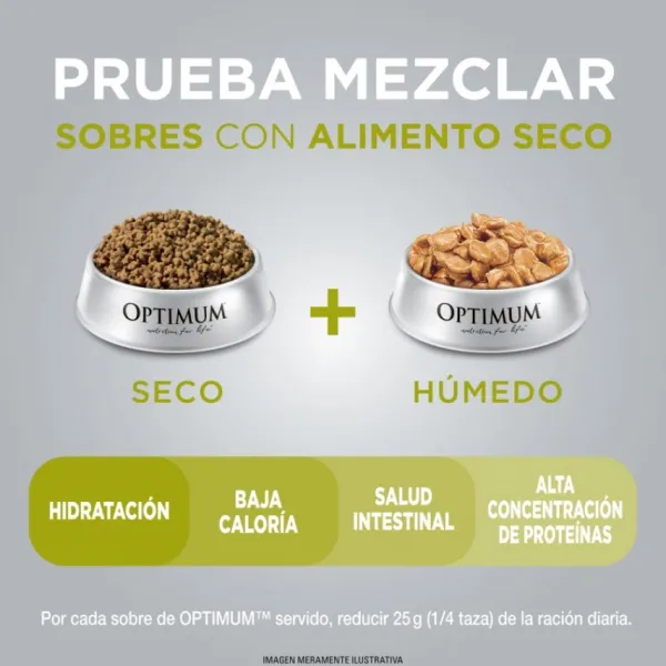 Hot Optimum Adulto Sabor Pollo Alimento Para Gatos