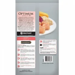 Online Optimum Cachorro Raza Mediana Y Grande Sabor Pollo Y Arroz Alimento Para Perros