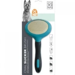 New Mpets Oval Slicker Brush Cepillo
