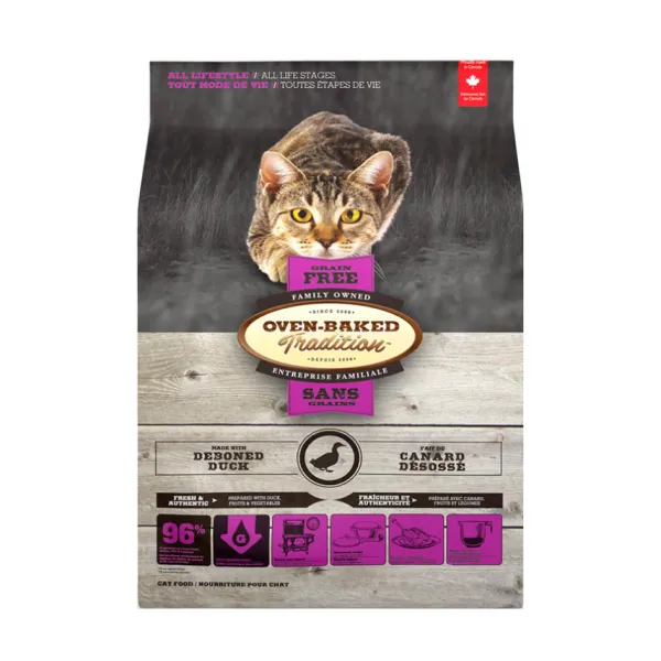 Online Oven Baked Tradition Gf Duck Cat Food All Lifestyle / All Life Stages Alimento Para Gato