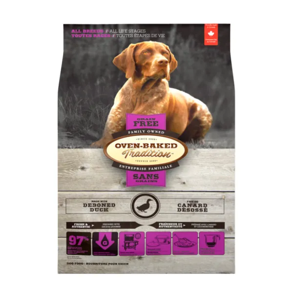 New Oven Baked Tradition Grain Free Duck All Breeds / All Life Stages Alimento Para Perro