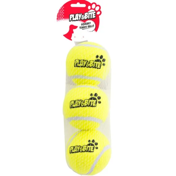 Play&Bite Pack 3 Pelotas De Tenis Unidad