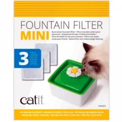 New Catit Pack Filtros Fuente Mini Flower Pack 3 Unidades