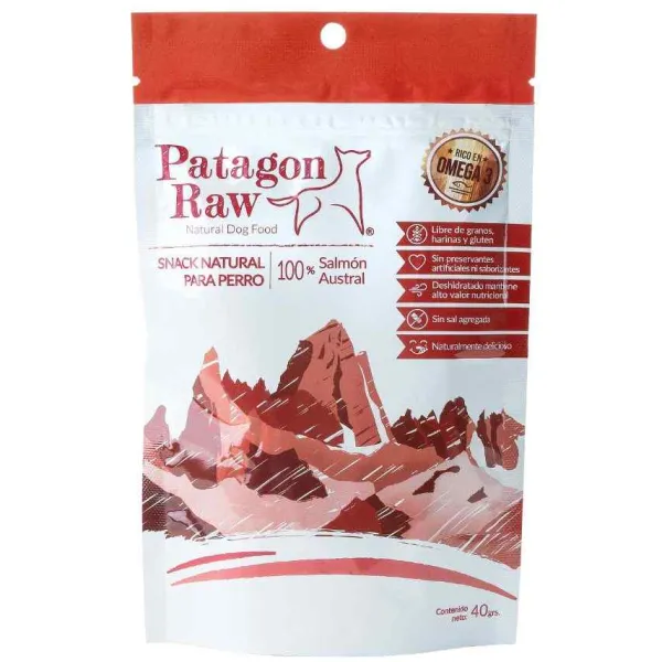 Hot Patagon Raw Perro Snack 100% Salmon Austral 40Gr