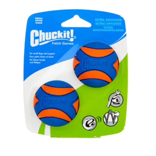 New Chuckit Pelota Sonora 2Pk Small 1 Un.