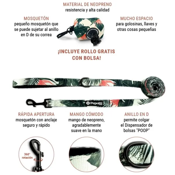 Hot Pepolli Set Arn S 2-En-1 Correa Y Poops Hawaii