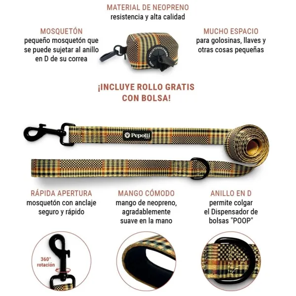 Clearance Pepolli Set Arn S 2-En-1 Correa Y Poops Dublin