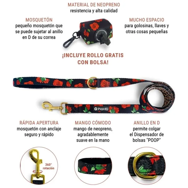 Online Pepolli Set Arn S 2-En-1 Correa Y Poops Rose